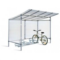 cykelhus i aluminium